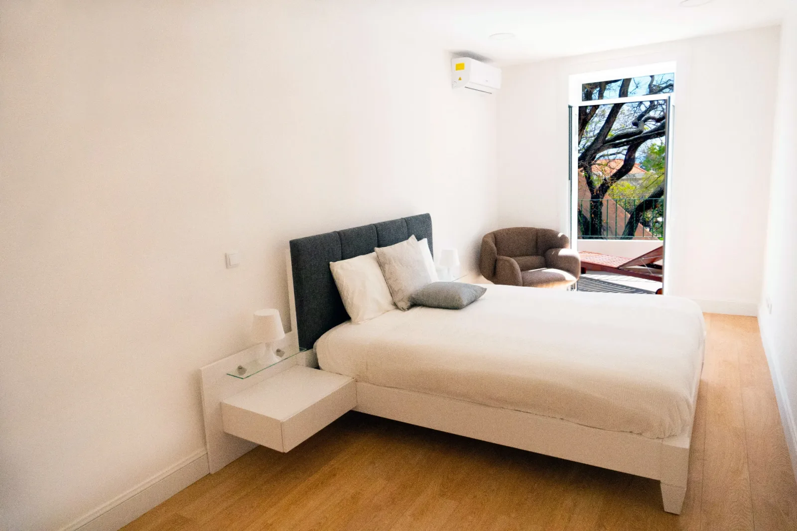 Bedroom of the Downtown villa, Funchal, Madeira
